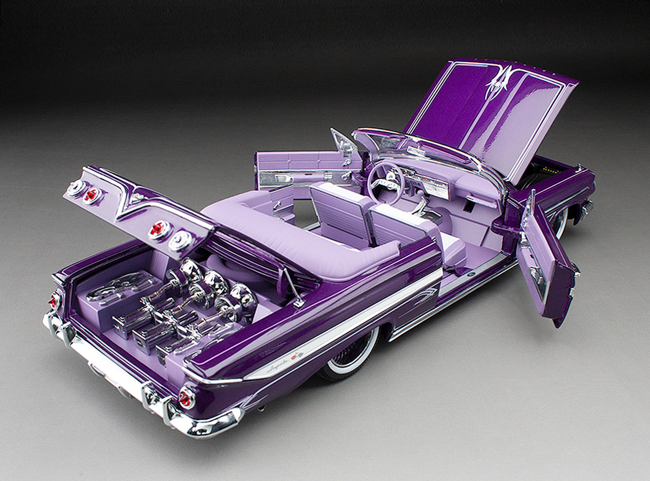1/18 ミニカー CHEVROLET IMPALA 1961 Sunstar 1:18 Scale 1961 Chevrolet Impala Lowrider Open