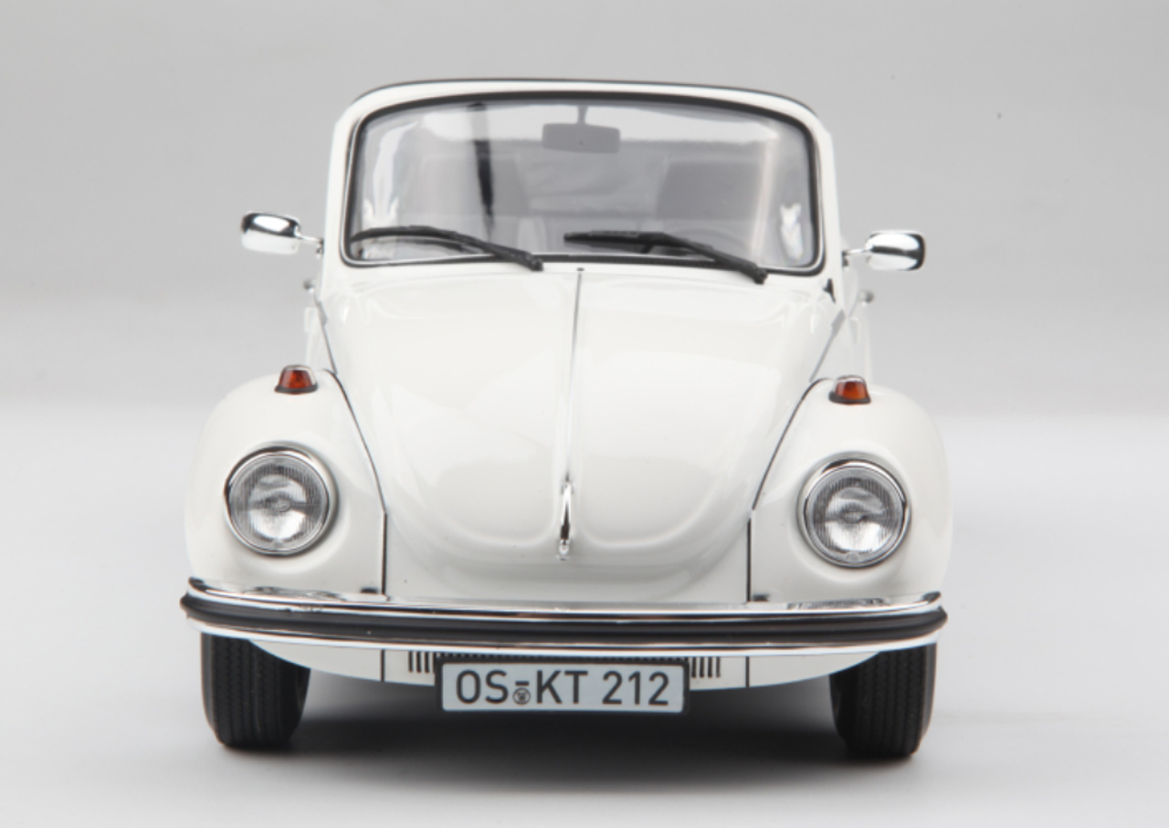 1/18 Norev Volkswagen VW 1972 1973 Beetle 1303 Cabriolet (White) Diecast Car Model
