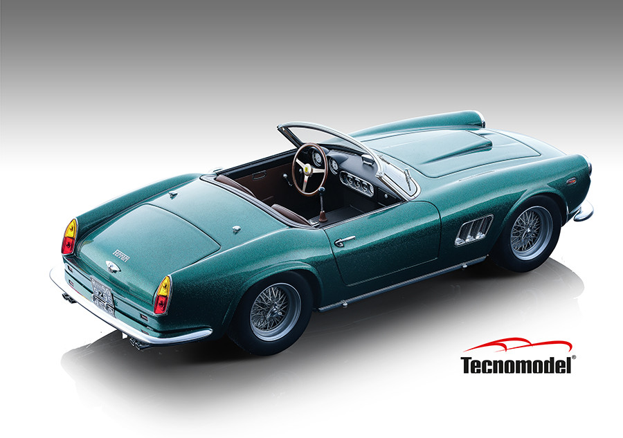 1/18 Tecnomodel 1960 Ferrari 250 GT California SWB (Metallic Green
