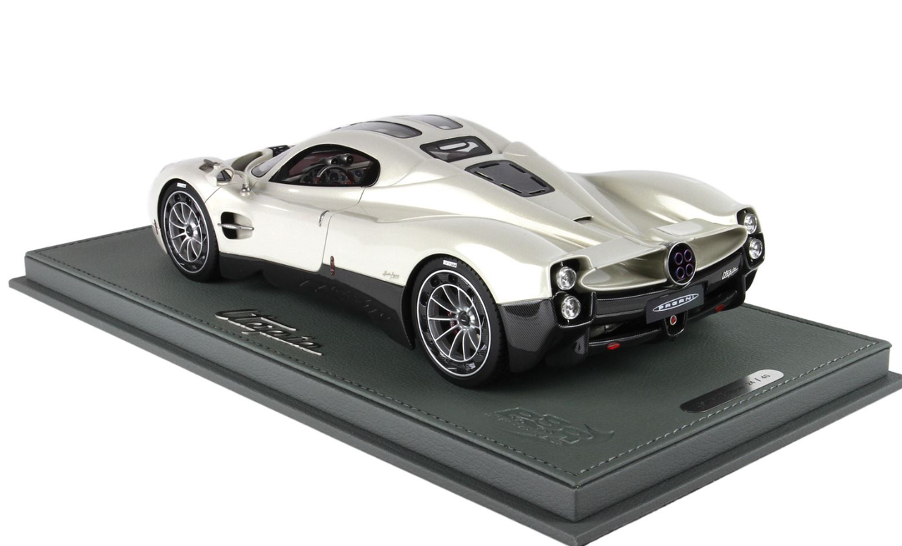 1/18 BBR Pagani Utopia (Renaissance Grey with Carbon Trims) Car Model  Limited 40 Pieces