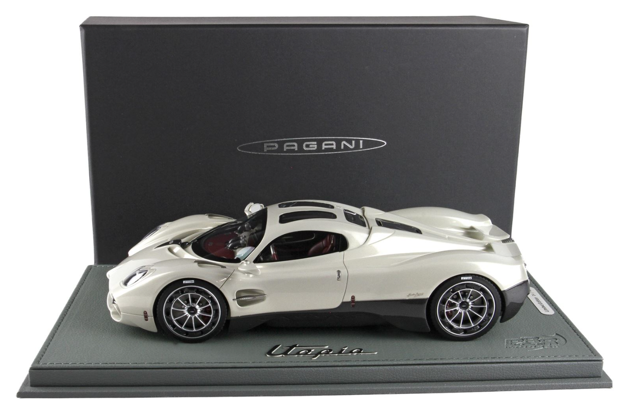 1/18 BBR Pagani Utopia (Renaissance Grey with Carbon Trims) Car Model Limited 40 Pieces