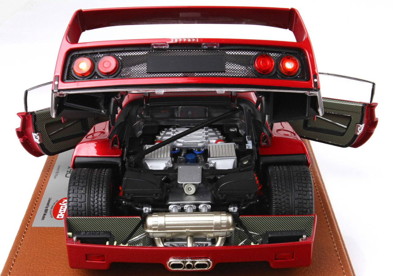 1/18 BBR & Kyosho Ferrari F40 (Metallic Red) Diecast Car Model Limited 78 Pieces