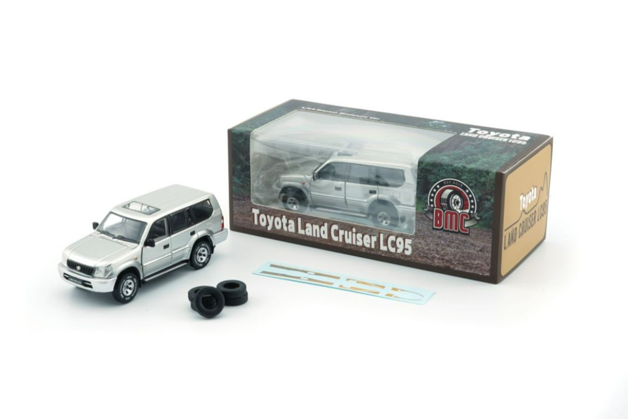 1/64 BM Creations Toyota Land Cruiser Prado LC95 -Silver (RHD)