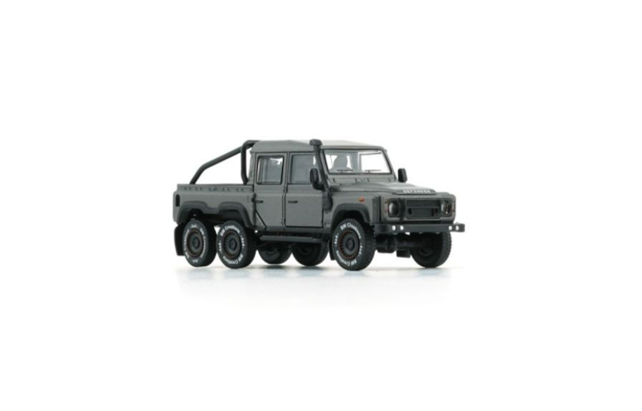 1/64 BM Creations Land Rover 2016 Defender 110 Pick Up -Dark Grey Silver (RHD) 