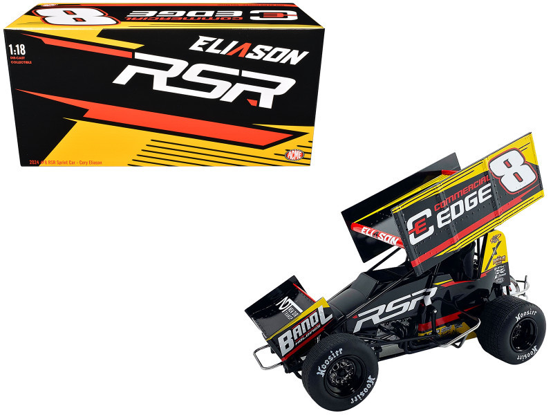 1/18 ACME 2024 #8 RSR Racing Sprint Car Cory Eliason Diecast Car