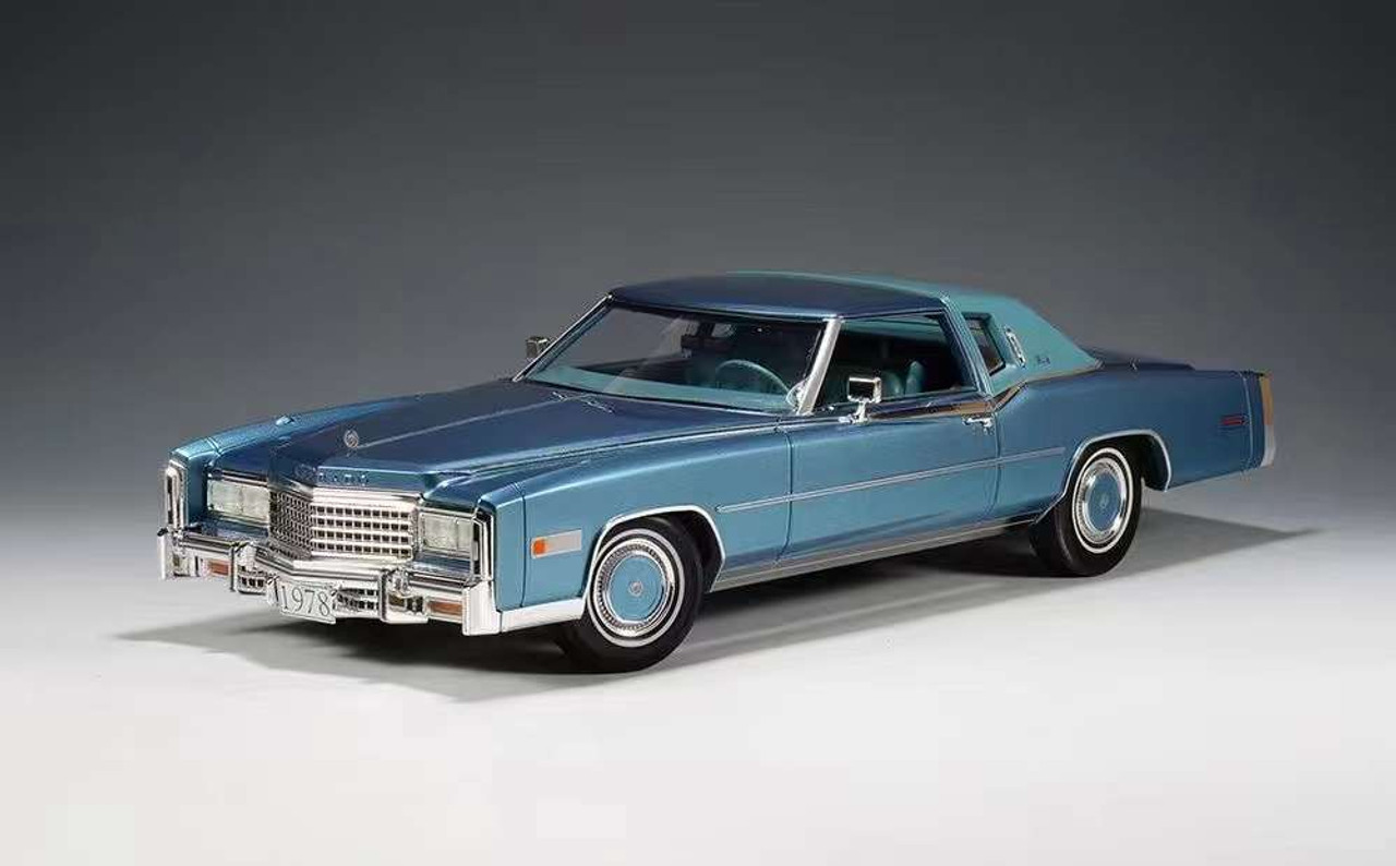 1/18 Stamp Models 1978 Cadillac Eldorado Biarritz (Blue) Car Model Limited 60 Pieces