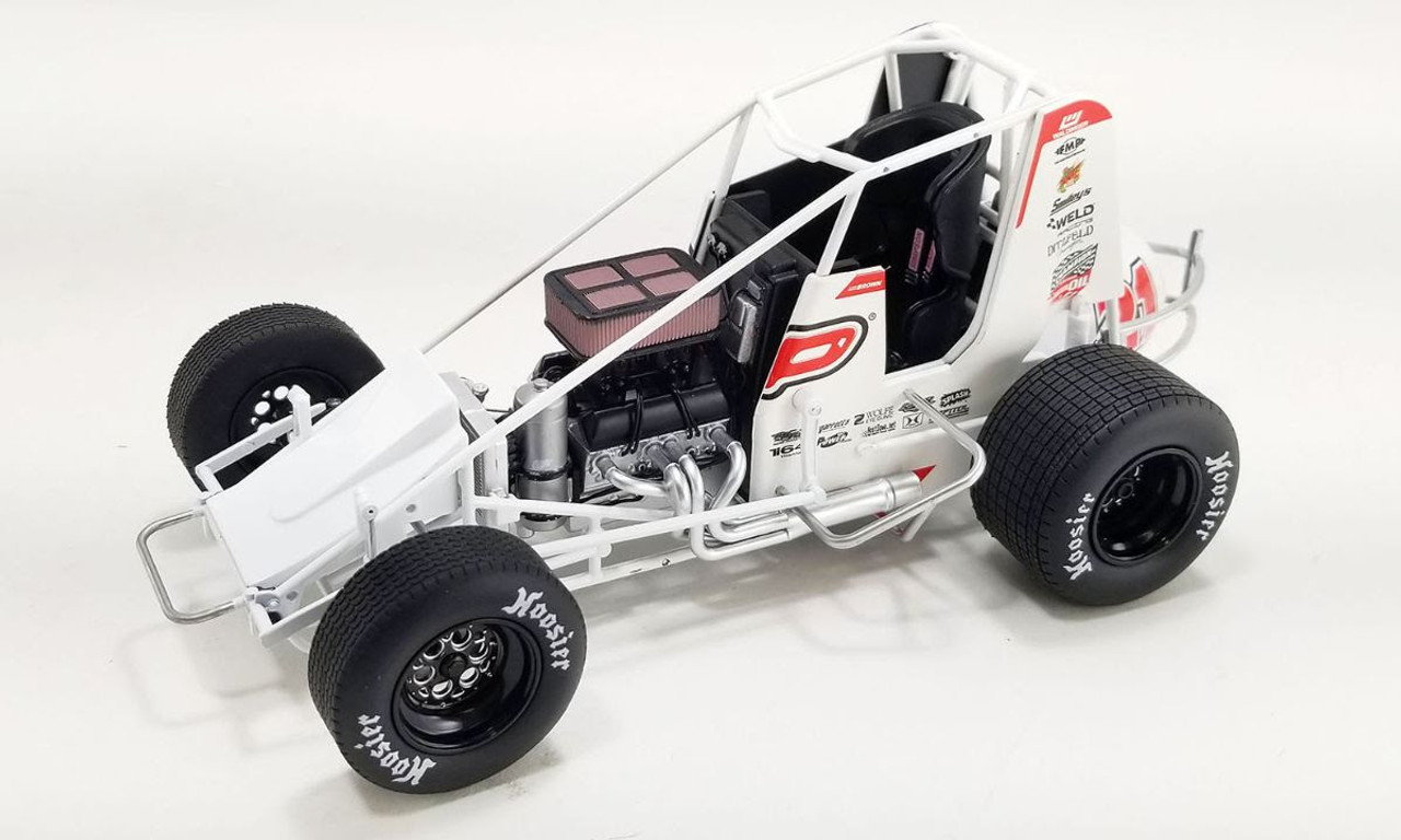 1/18 ACME 2024 #21 Casey's General Store Sprint Car Brian Brown Diecast Car Model