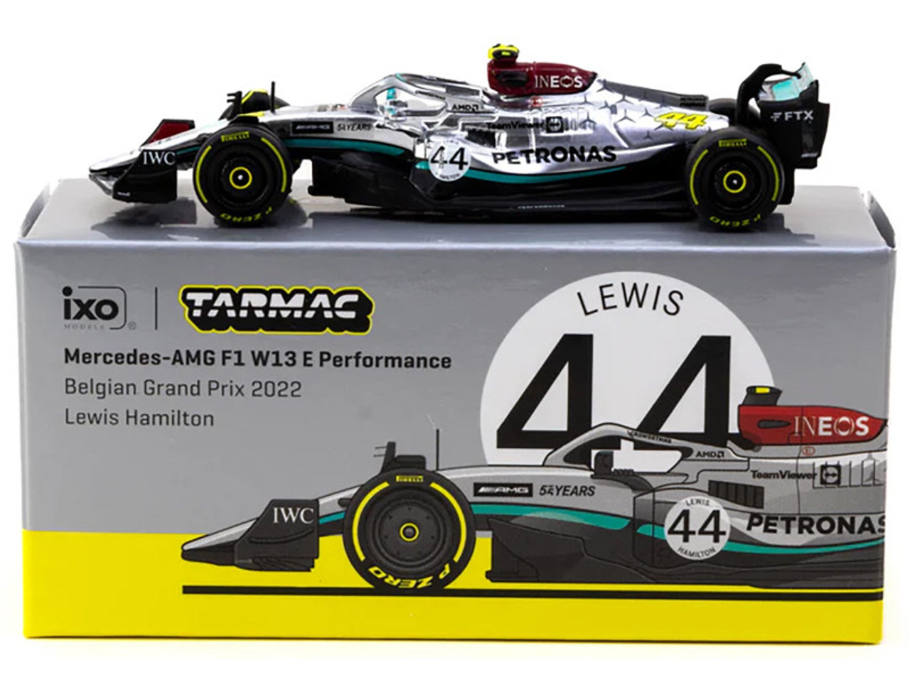 1/64 Tarmac Works 2022 Formula 1 Mercedes-AMG F1 W13 E