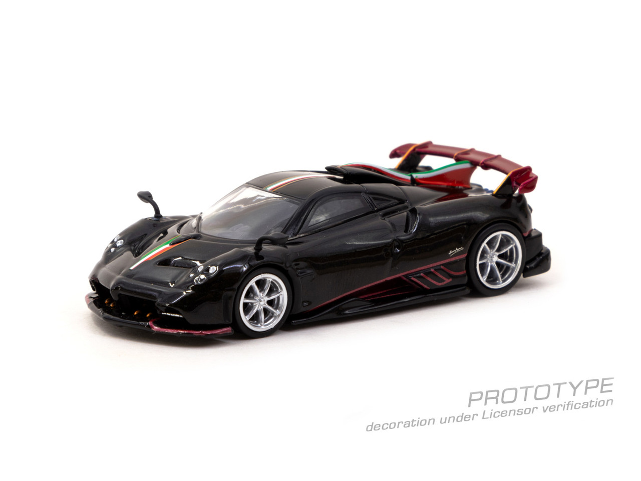 専用　db 1/64 Tarmac Works Pagani Imola Nero Oro (Black) Diecast Car