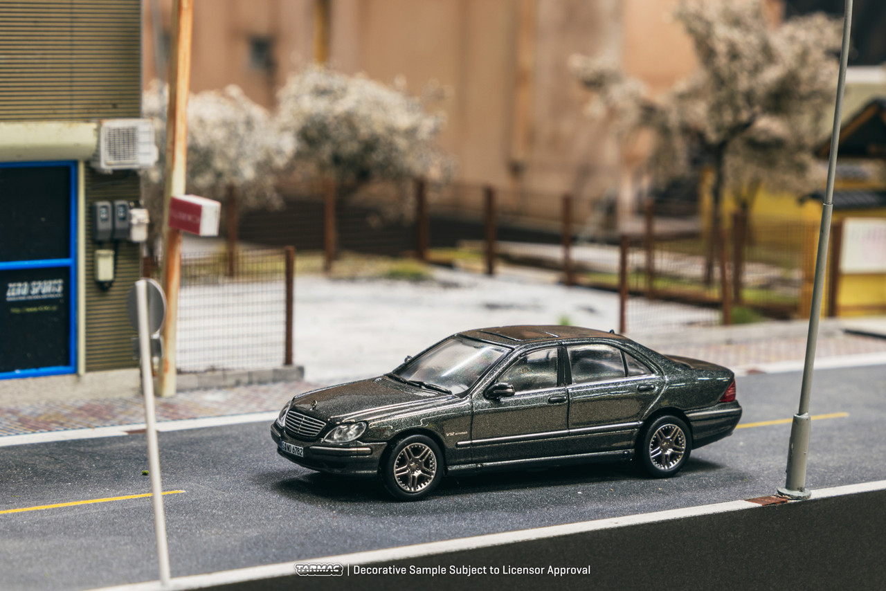 1/64 Tarmac Works Mercedes-Benz S65 AMG (Grey) Diecast Car Model