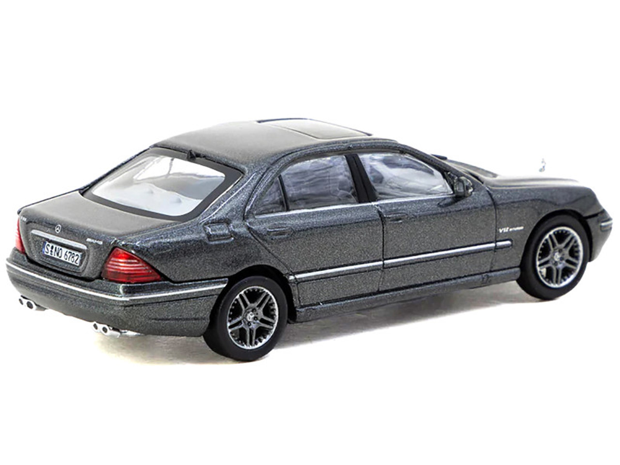 ホビーラジコン 1/64 Tarmac Works Mercedes-Benz S65 AMG (Grey) Diecast Car