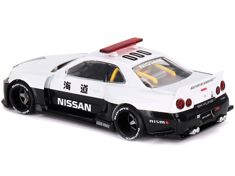 1/64 MINIGT Nissan Skyline GT-R R34 Kaido Works (V2 Aero) Police