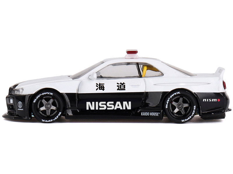 1/64 MINIGT Nissan Skyline GT-R R34 Kaido Works (V2 Aero) Police