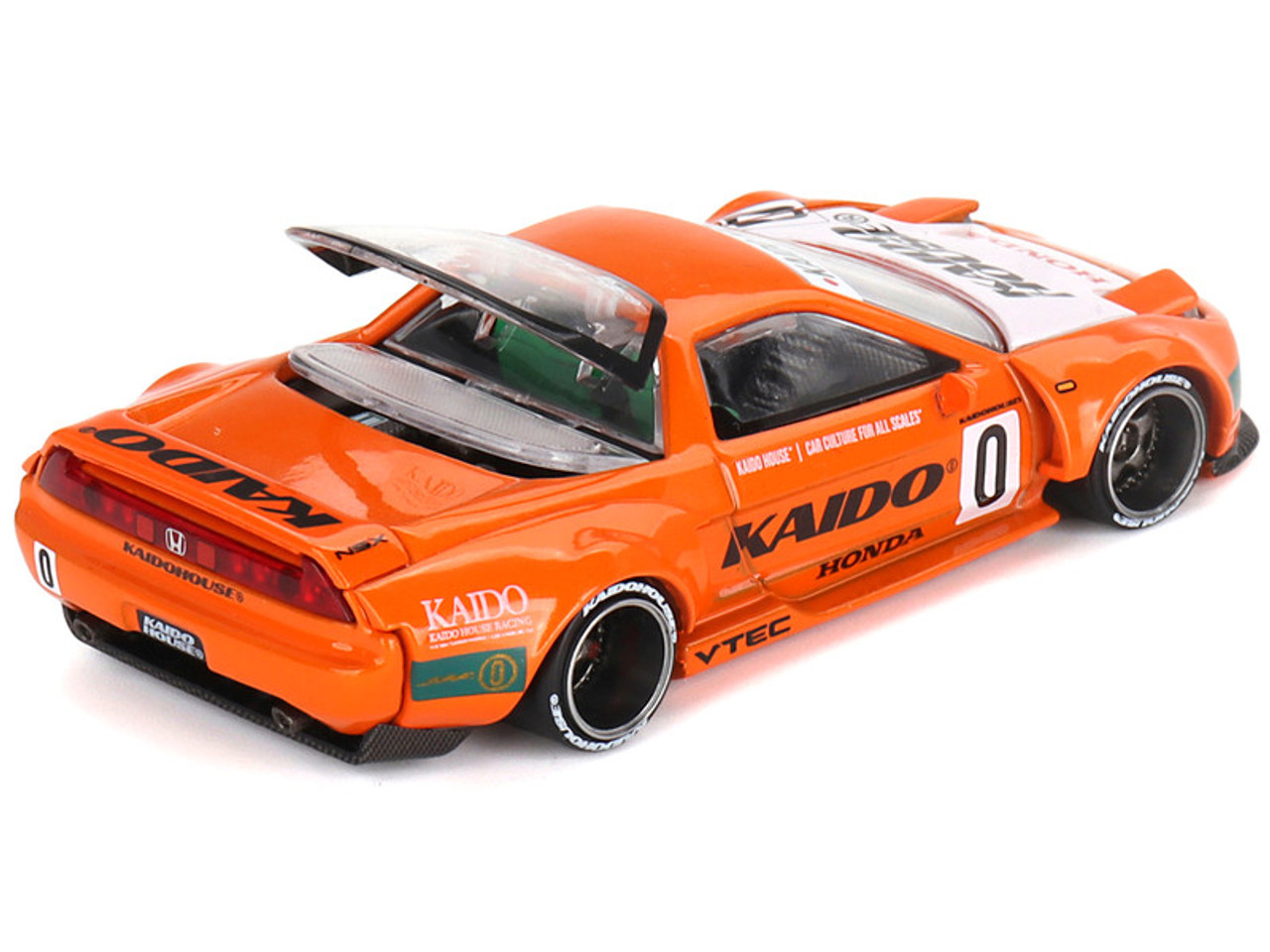 1/64 Mini GT Honda NSX Kaido Racing V1 #0 (Orange) Diecast