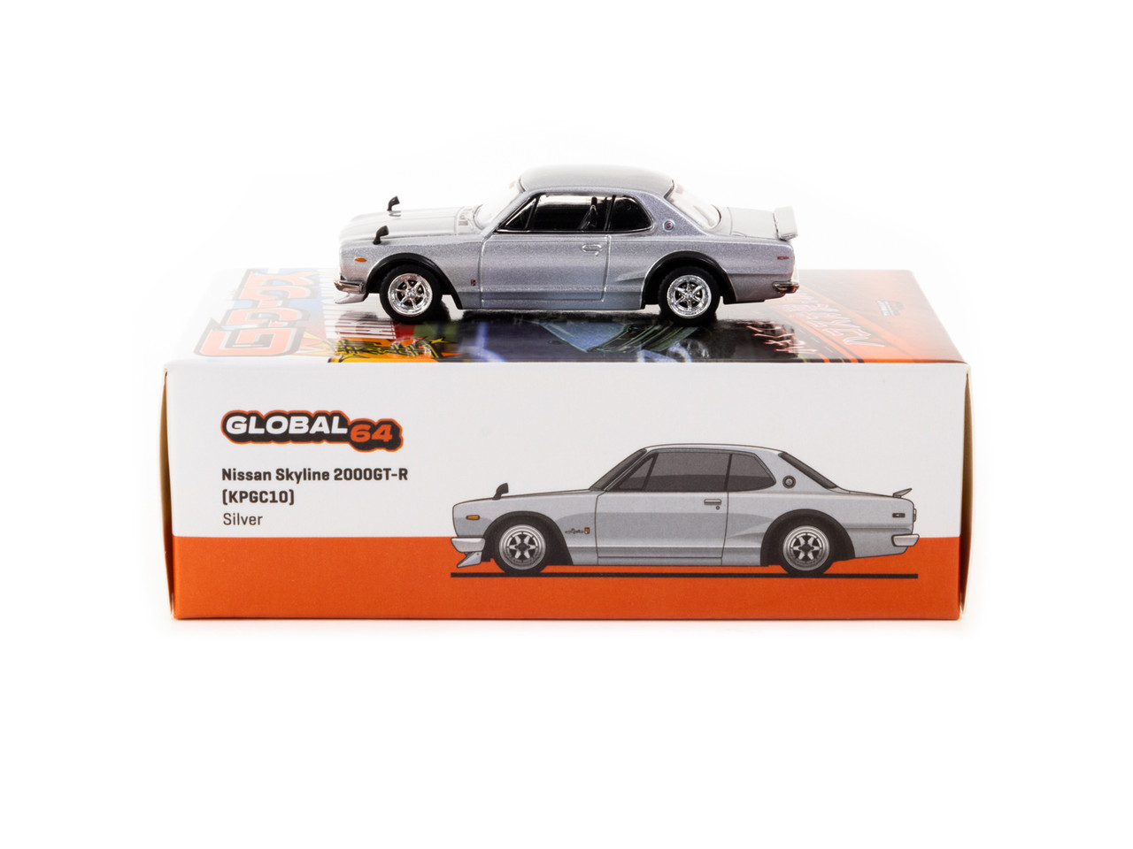 希少品　新品未開封Sky line 2000 GT-X KGC10 Silver IG1978 Nissan Skyline 2000 GT-X (GC110) Silver – ignition model