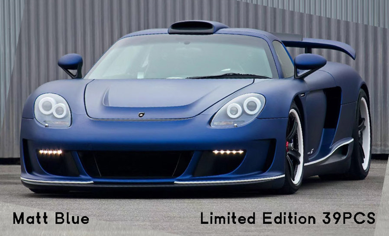1/18 Ivy Gembella Mirage GT Based On Porsche Carrera GT (Matte Blue) Car Model Limited 39 Pieces