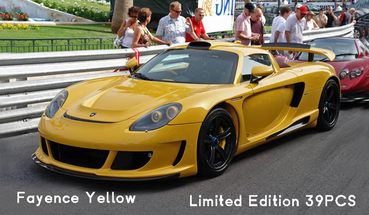 1/18 Ivy Gembella Mirage GT Based On Porsche Carrera GT (Fayence Yellow) Car Model Limited 39 Pieces