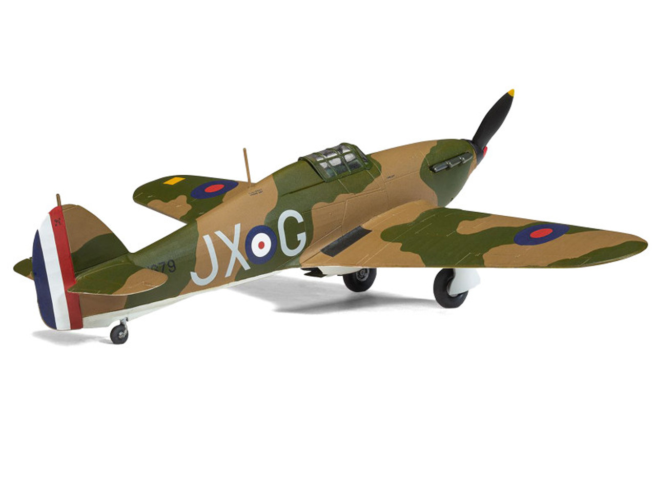 Skill 1 Model Kit Hawker Hurricane Mk.I Fighter Aircraft 1/72 Plastic Model Kit by Airfix