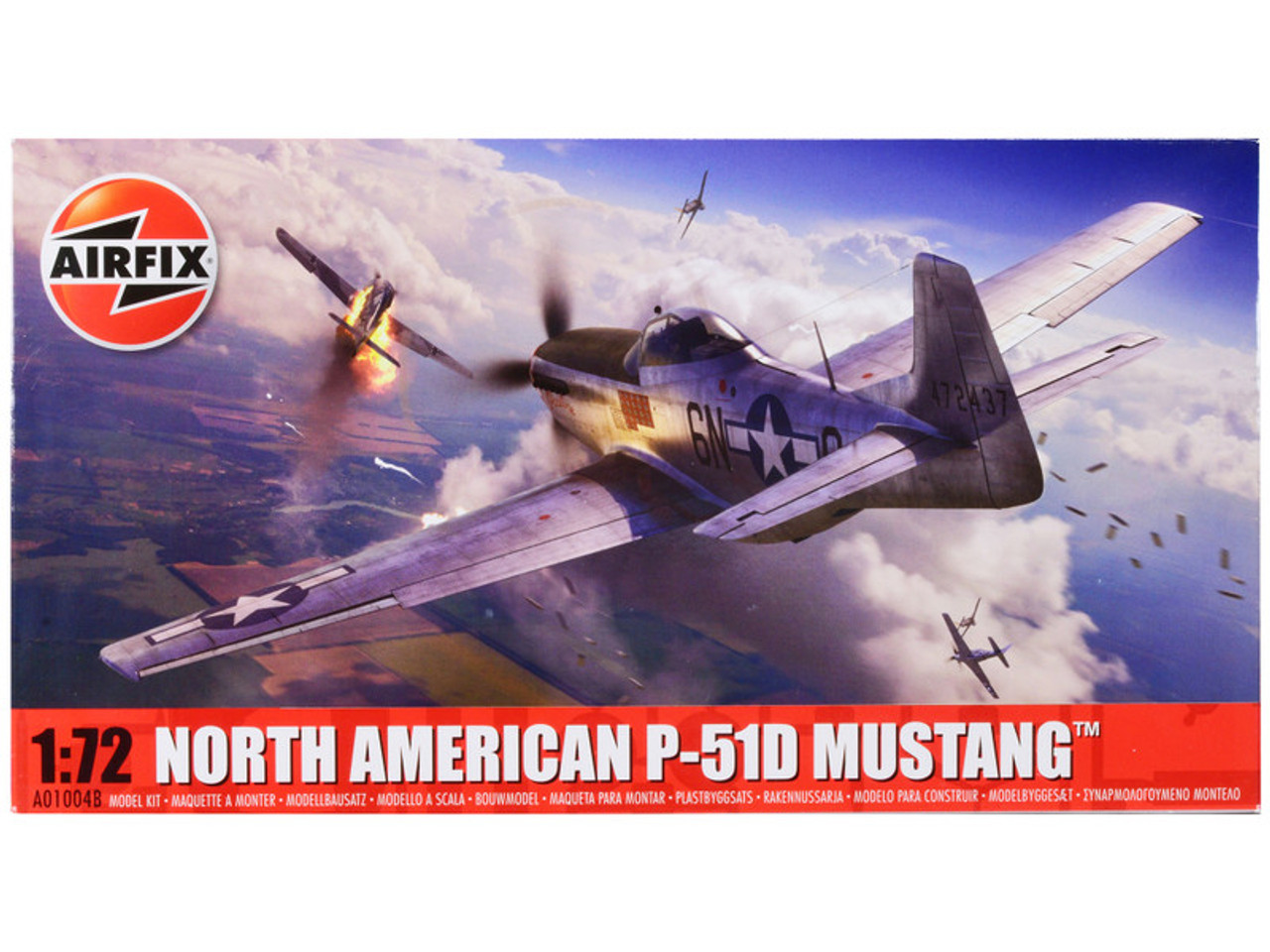Skill 1 Model Kit North American P-51D Mustang Fighter