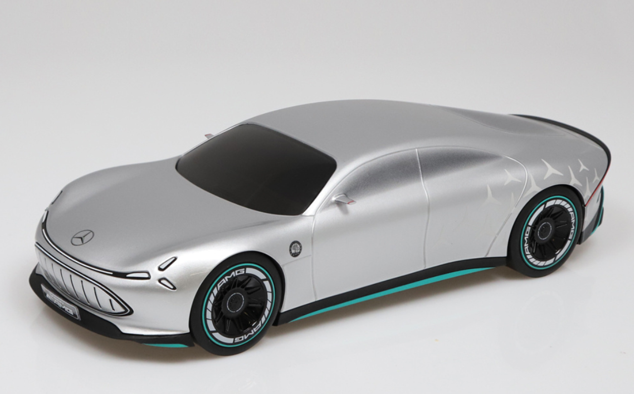 1/18 NZG Mercedes-AMG Vision (Aluminium Silver) Diecast Car Model