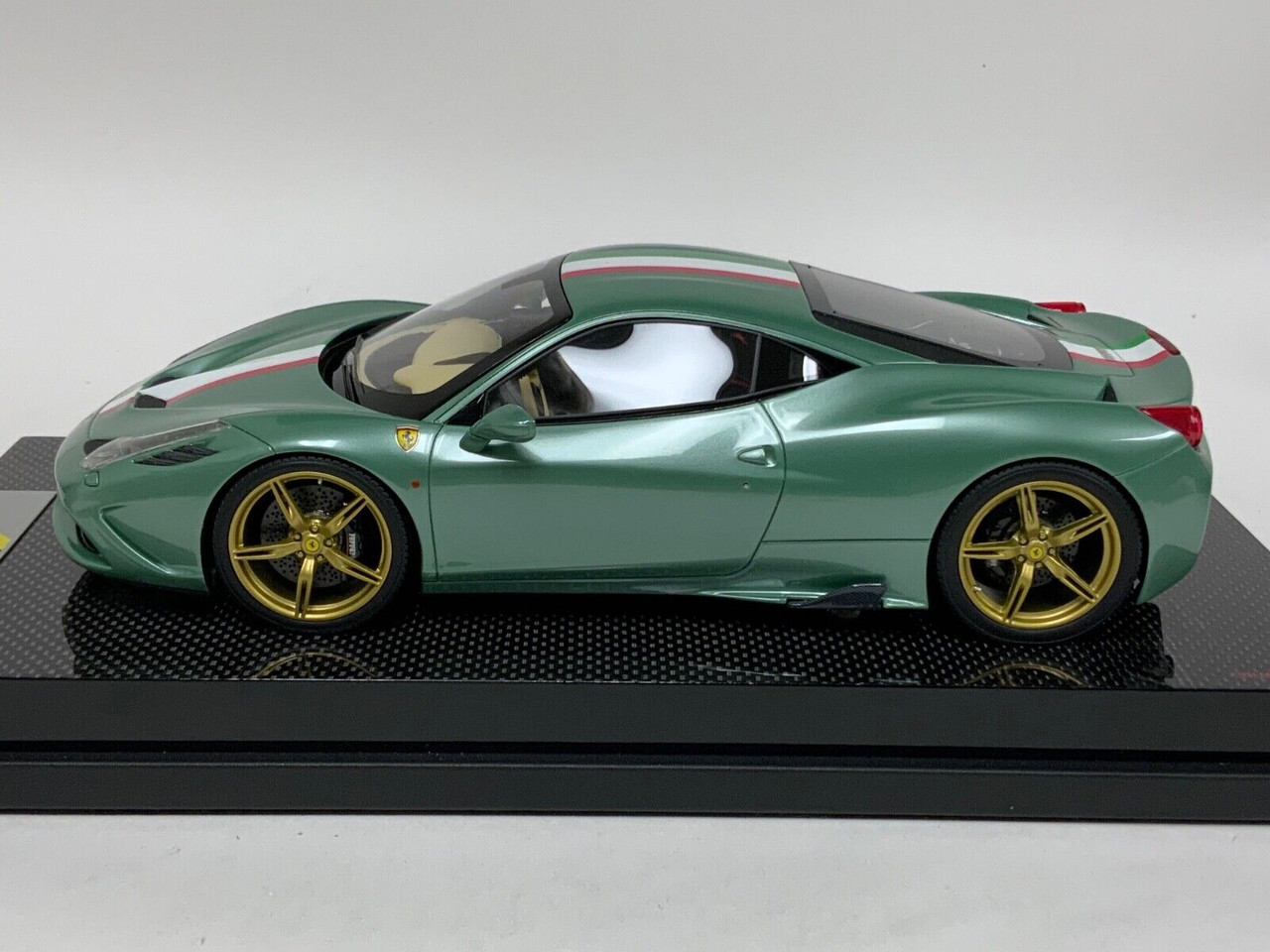 レノボ★レア絶版*世界120台★BBR*1/43*Ferrari Enzo 2007 グロスブラック/イエロー*フェラーリ≠MR BBR