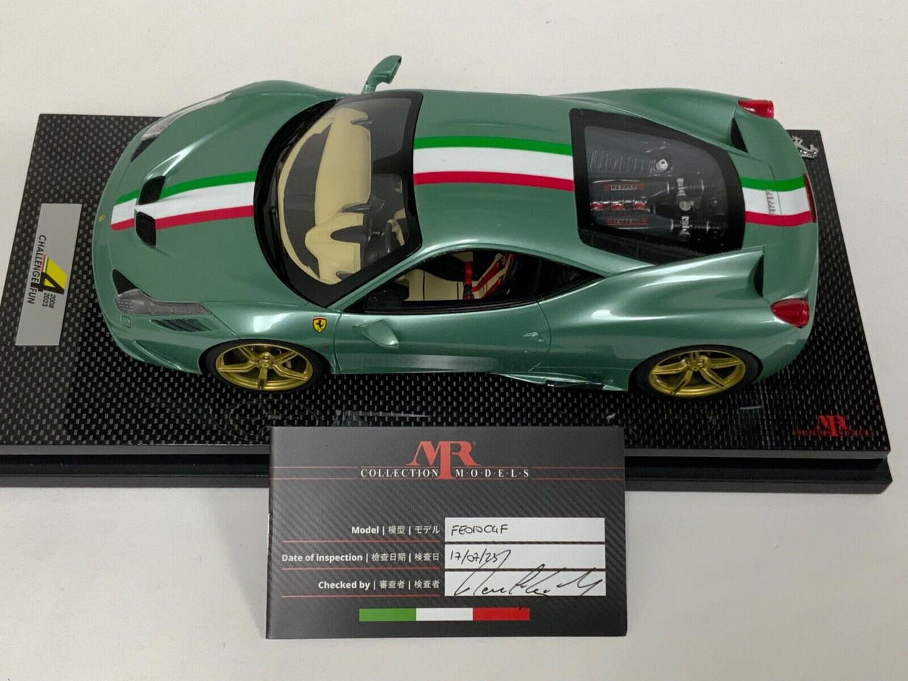 割引半額☆絶版*世界58台*BBR*1/18*Ferrari 458 GTE Press 2015 ロッソコルサ≠MR BBR