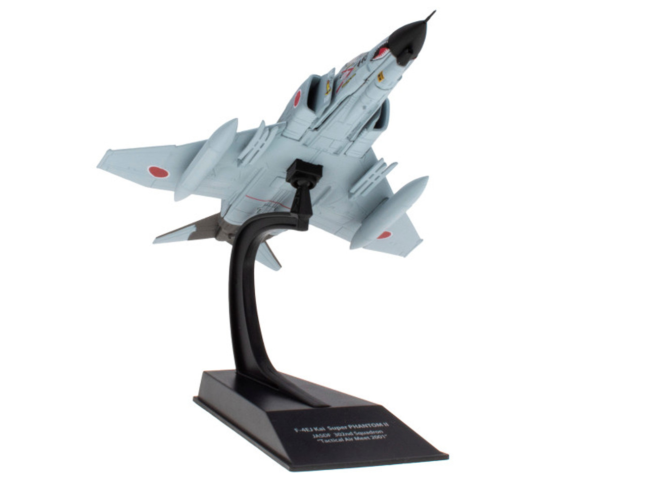 Mitsubishi F-4EJ Kai Super Phantom II Fighter Aircraft "302nd Squadron 83rd Air Wing Tactical Air Meet" (2001) Japan Air Self-Defense Force 1/100 Diecast Model by Hachette Collections