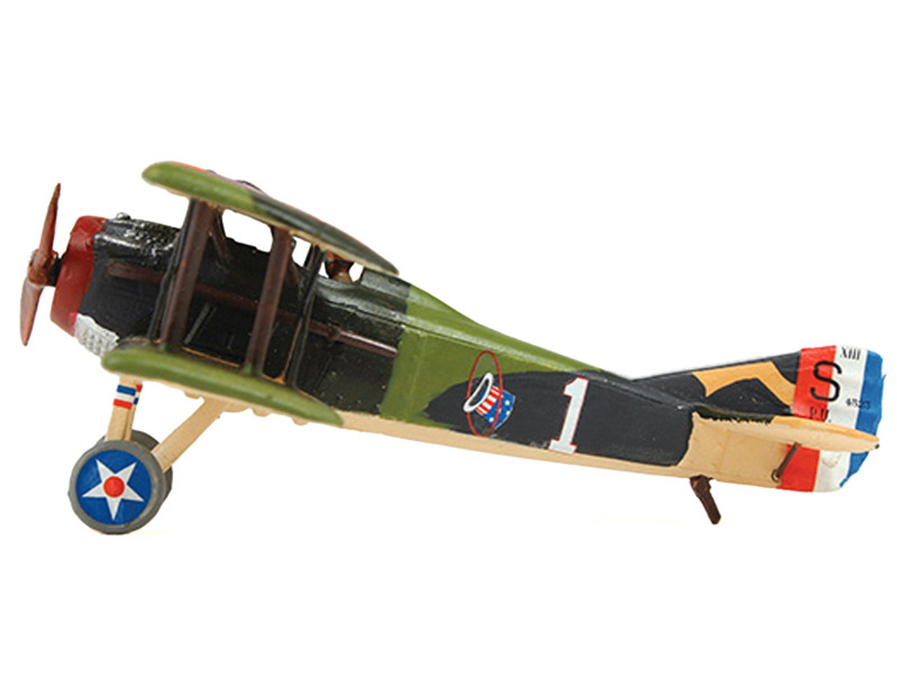 SPAD XIII Aircraft "4523 94th Aero Squadron E.V. Rickenbacker" United States Air Service 1/72 Model Airplane by Wings of the Great War