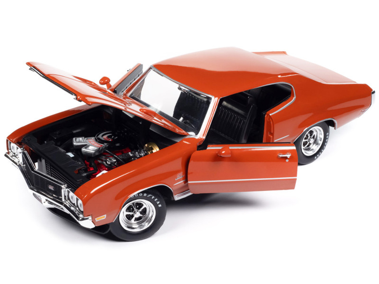 1/18 Auto World 1972 Buick GS Stage 1 (Flame Orange) Diecast