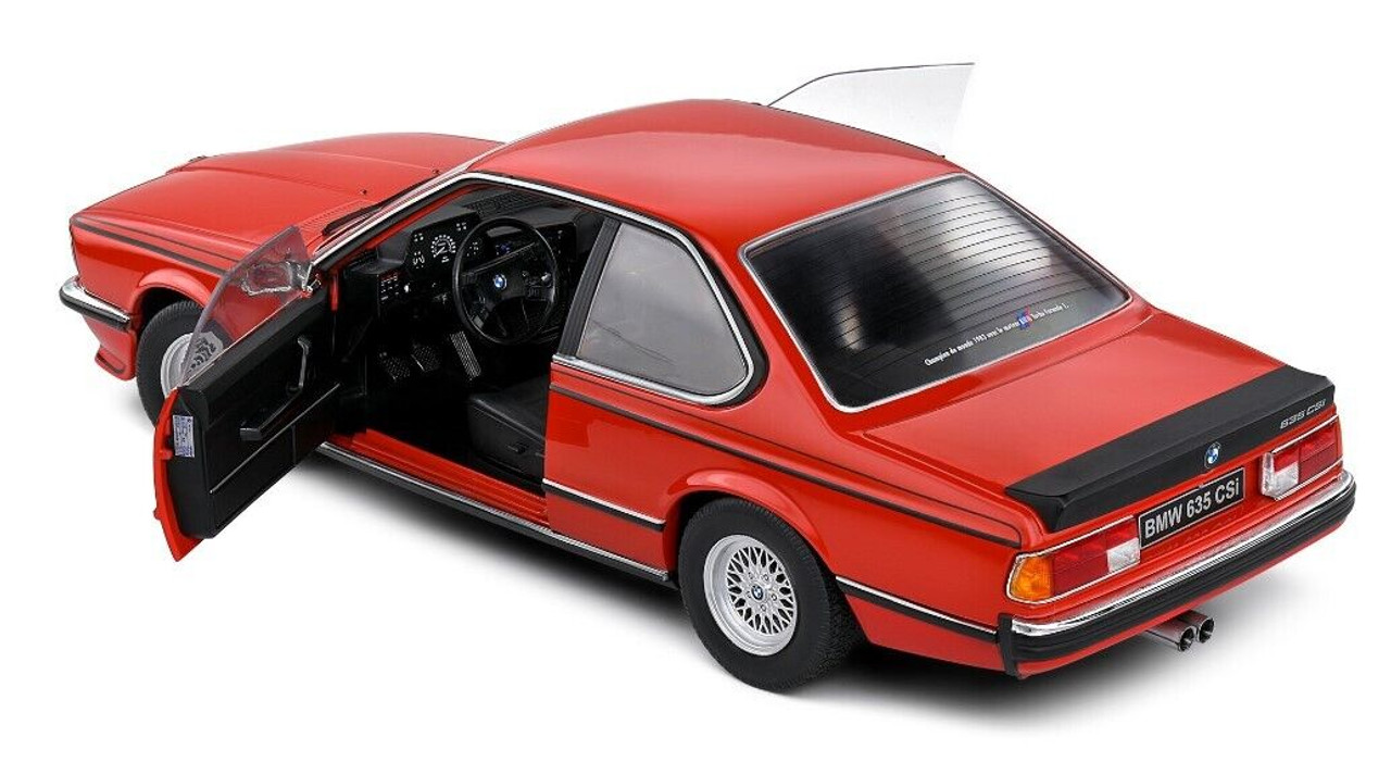 1/18 Solido 1984 BMW 635 CSI (E24) (Henna Red) Diecast Car Model