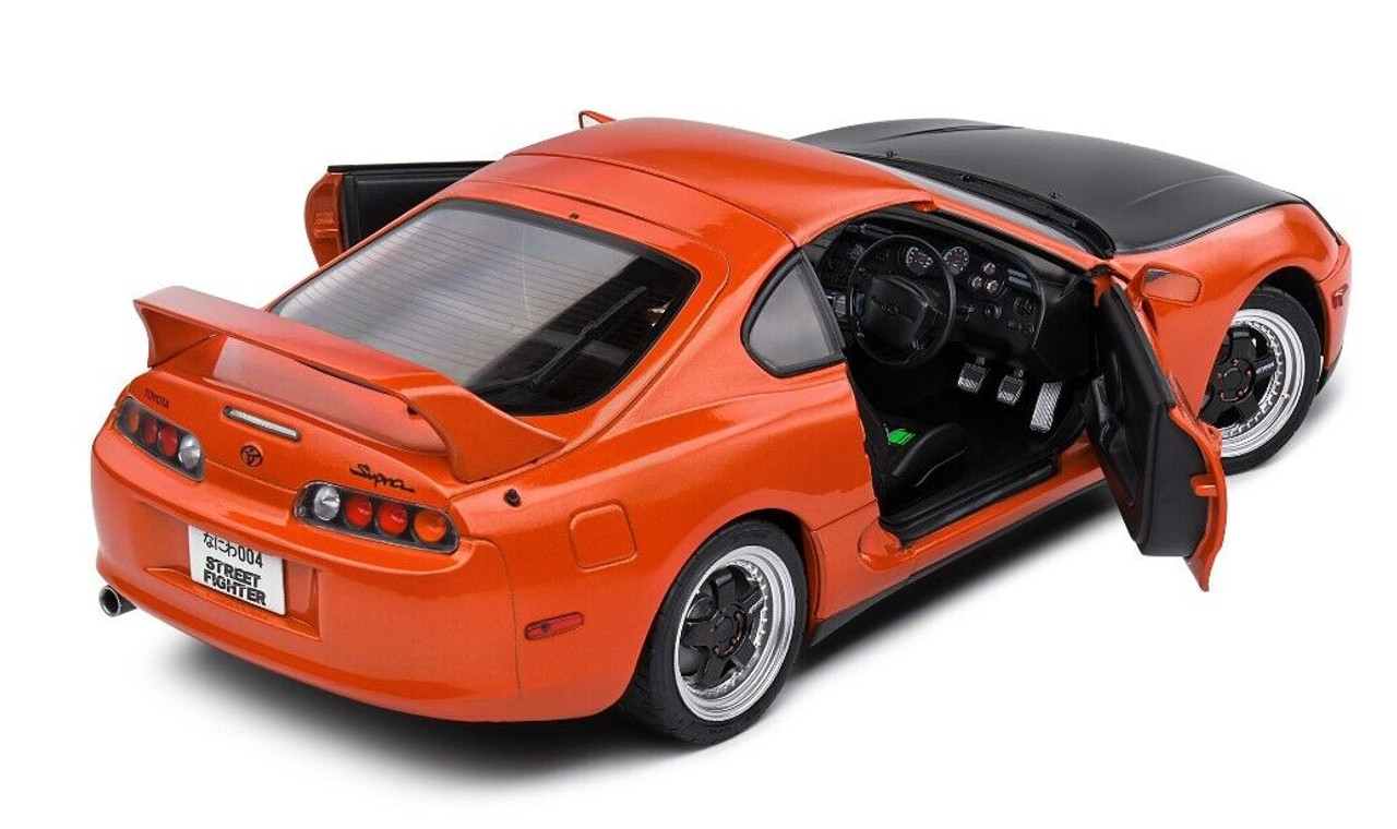 1/18 Solido 1993 Toyota Supra MK4 (A80) Streetfighter (Orange) Diecast Car Model