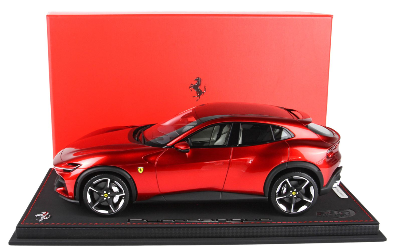 1/18 BBR Ferrari Purosangue (Rosso Magma Metallic Red) Resin Car Model Limited 100 Pieces