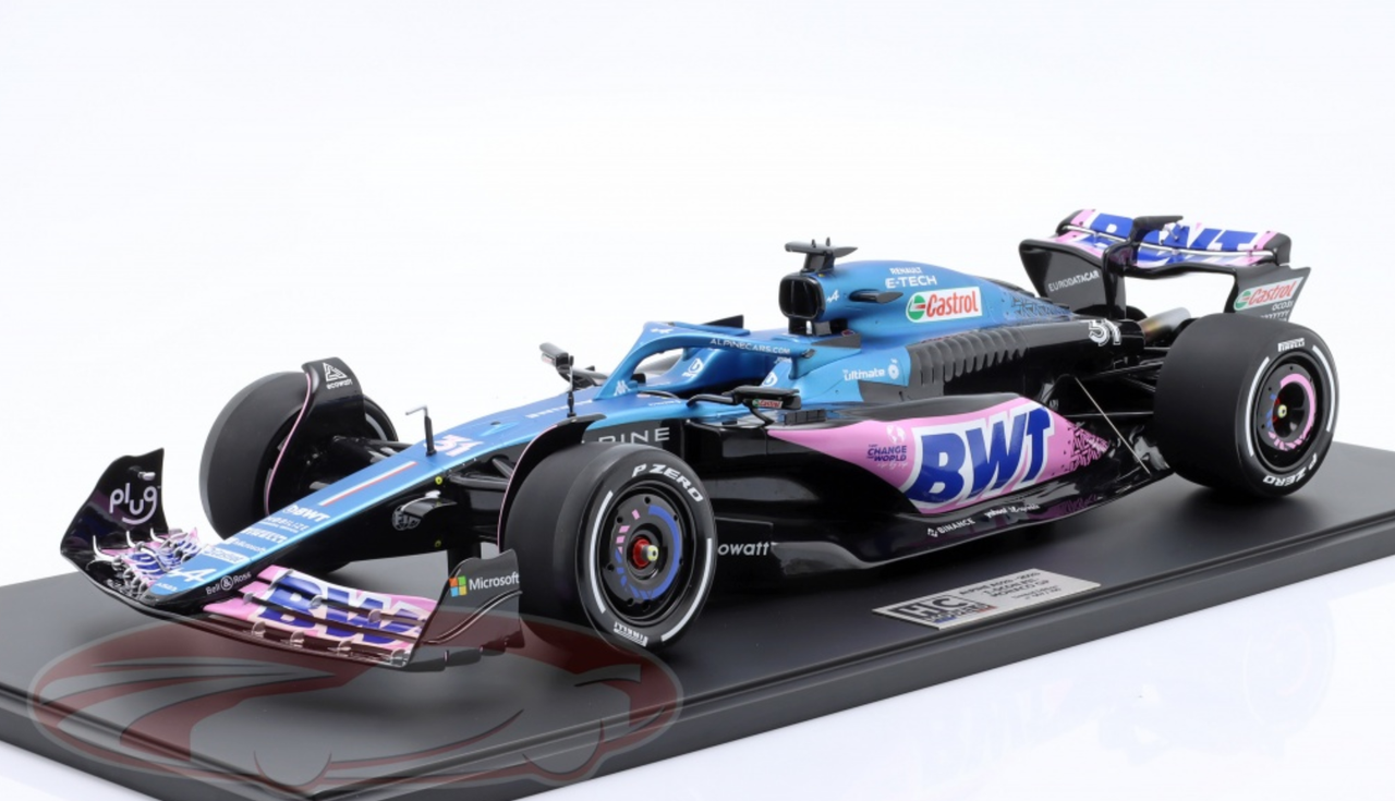 1/18 HC Models HC 2023 Formula 1 Esteban Ocon Alpine A523 #31 3rd Monaco GP Car Model