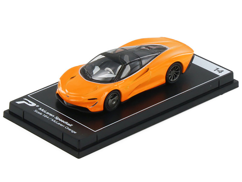 1/64 PosterCars McLaren Speedtail (McLaren Orange) Diecast Car
