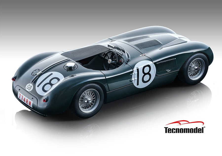 PYOMARO〜CMC 1/18 ジャガーCタイプ#18 ル・マン1953 1/18 Tecnomodel 1953 Jaguar C-Type Team Jaguar Racing #18 Winner