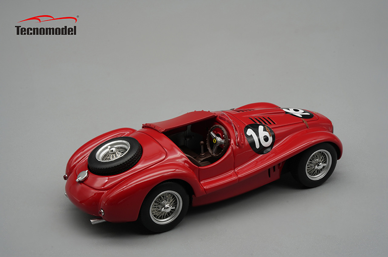 1/43 Tecnomodel 1953 Ferrari 225 S Spyder Vignale #16 6th Place GP Supercortemaggiore Roberto Mieres Car Model