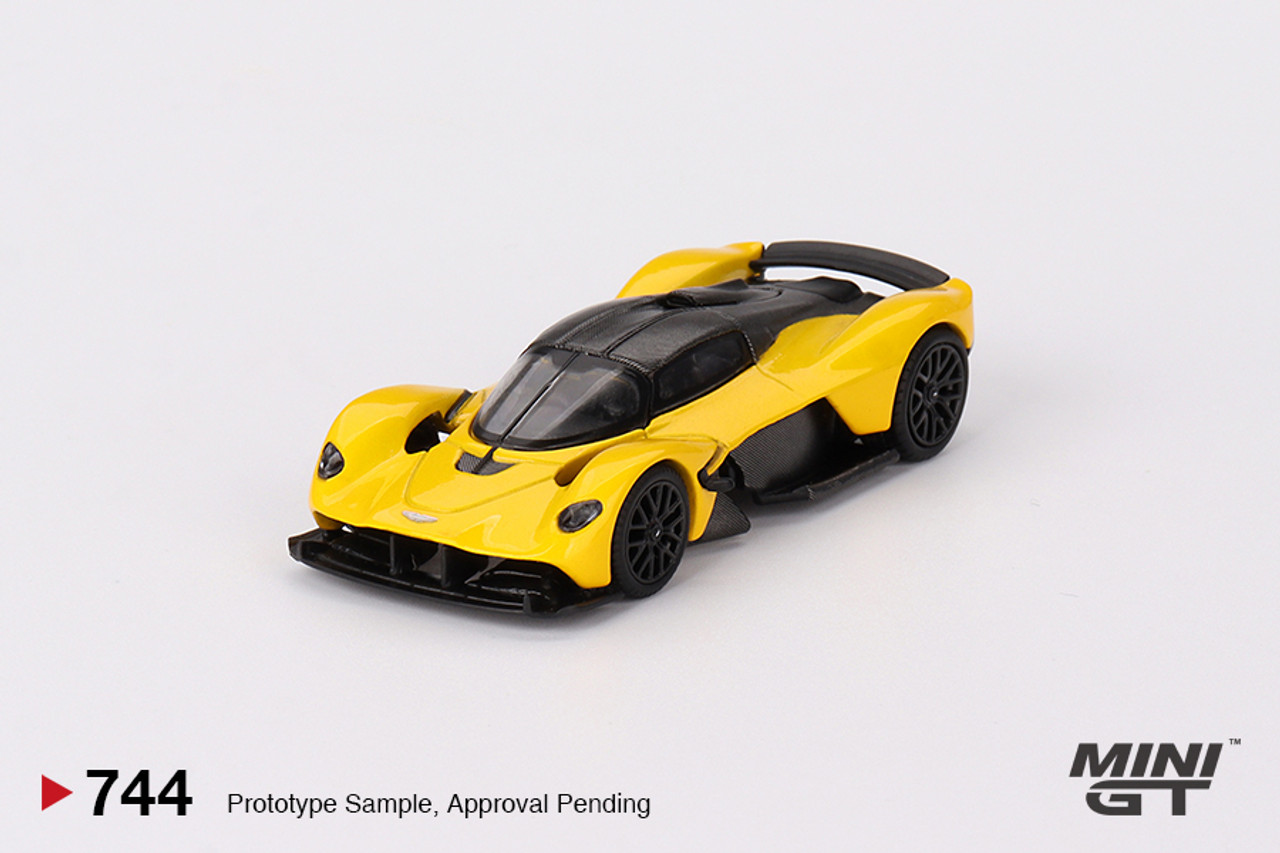 1/64 Mini GT Aston Martin Valkyrie (Sunburst Yellow) Diecast Car Model