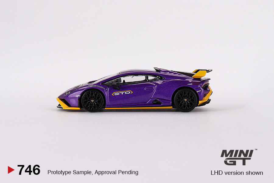1/64 Mini GT Lamborghini Huracán STO (Viola Pasifae Purple