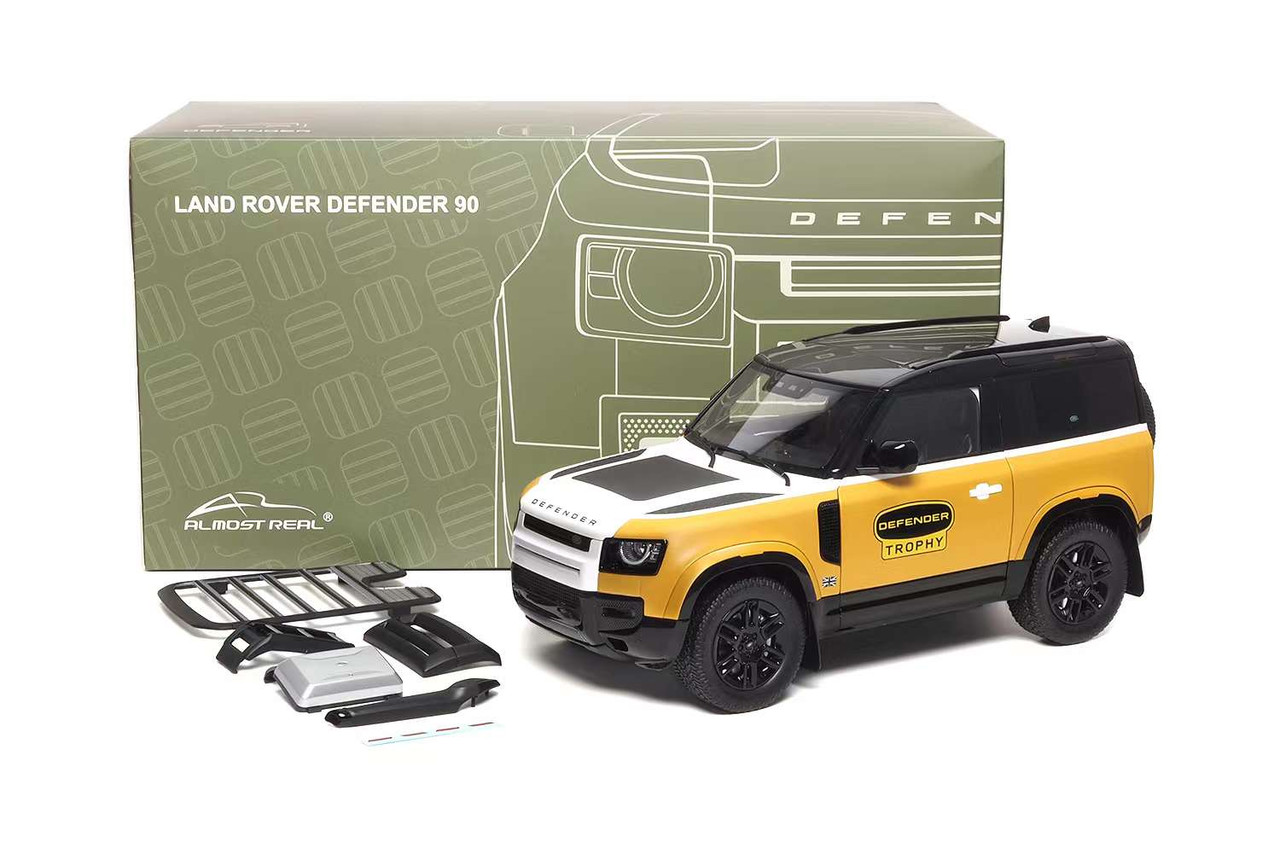 1/18 Almost Real 2023 Land Rover Defender 90 Defender Trophy Edition Car Model