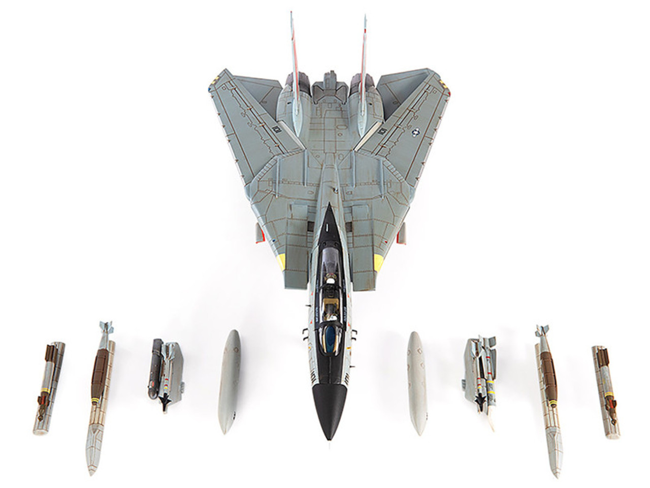 Grumman F-14D Tomcat Fighter Aircraft "VF-31 Tomcatters USS Theodore Roosevelt The Last Flight" (2006) United States Navy 1/72 Diecast Model by JC Wings