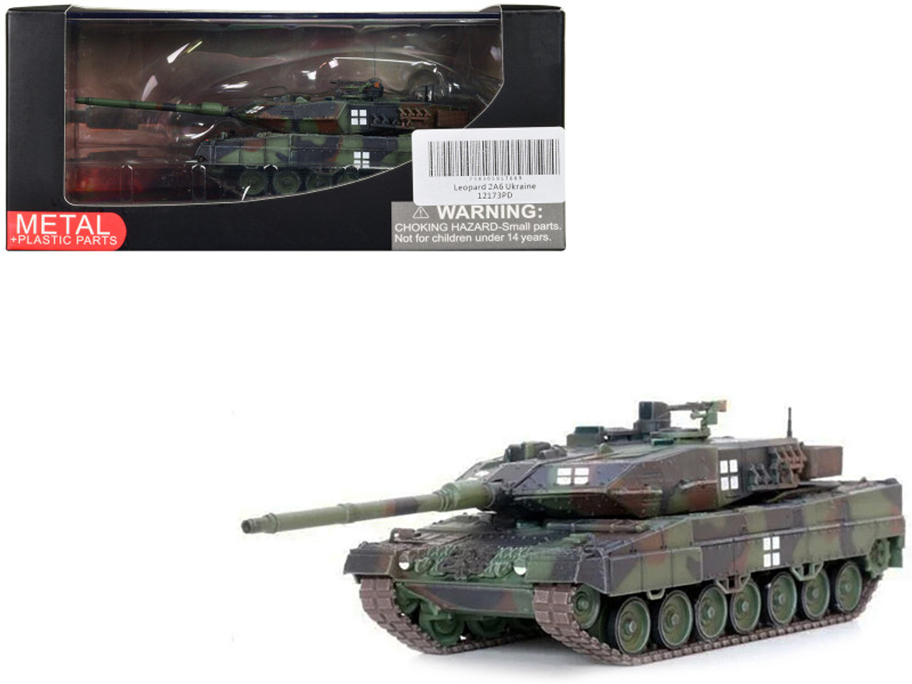 Leopard 2A6 Main Battle Tank Green Camouflage 