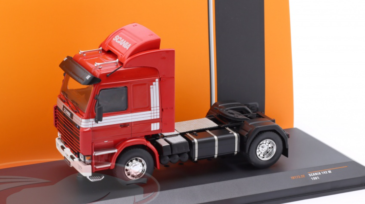 1/43 Ixo 1981 Scania 142 M Truck (Red) Car Model