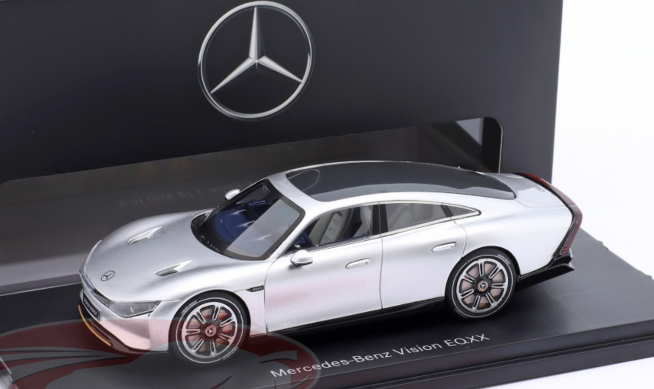 1/43 Dealer Edition Mercedes-Benz Vision EQXX (Aluminum Silver) Car Model