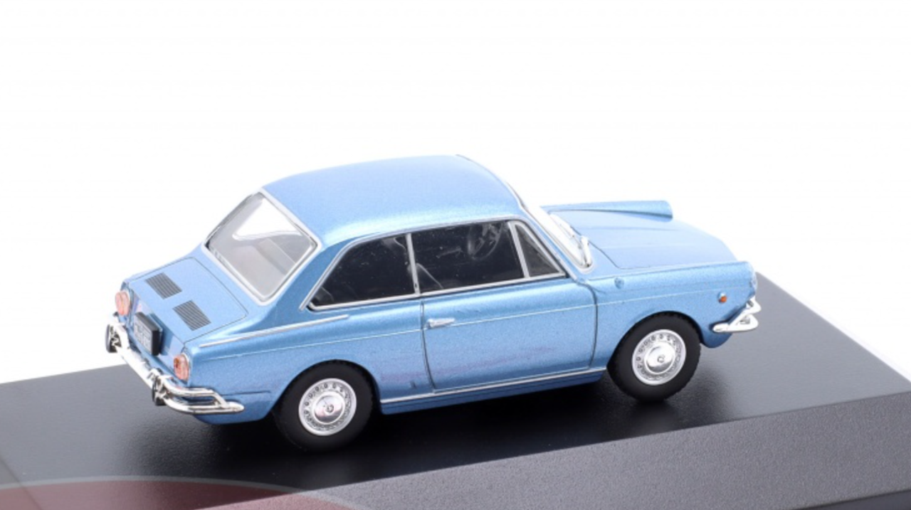 1/43 Altaya 1966 Fiat 800 (Blue) Car Model