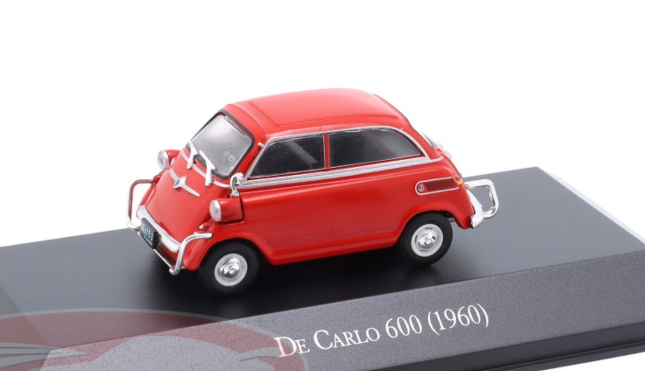 1/43 Altaya 1960 De Carlo 600 (Red) Car Model