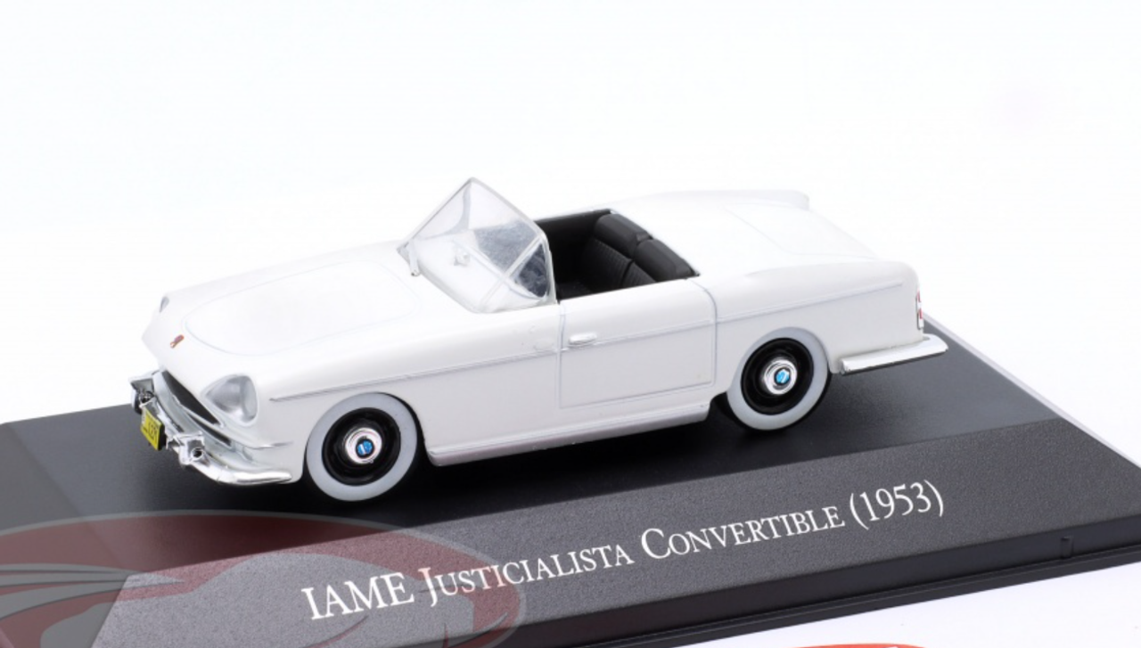 1/43 Altaya 1953 Iame Justicialista Convertible (White) Car Model