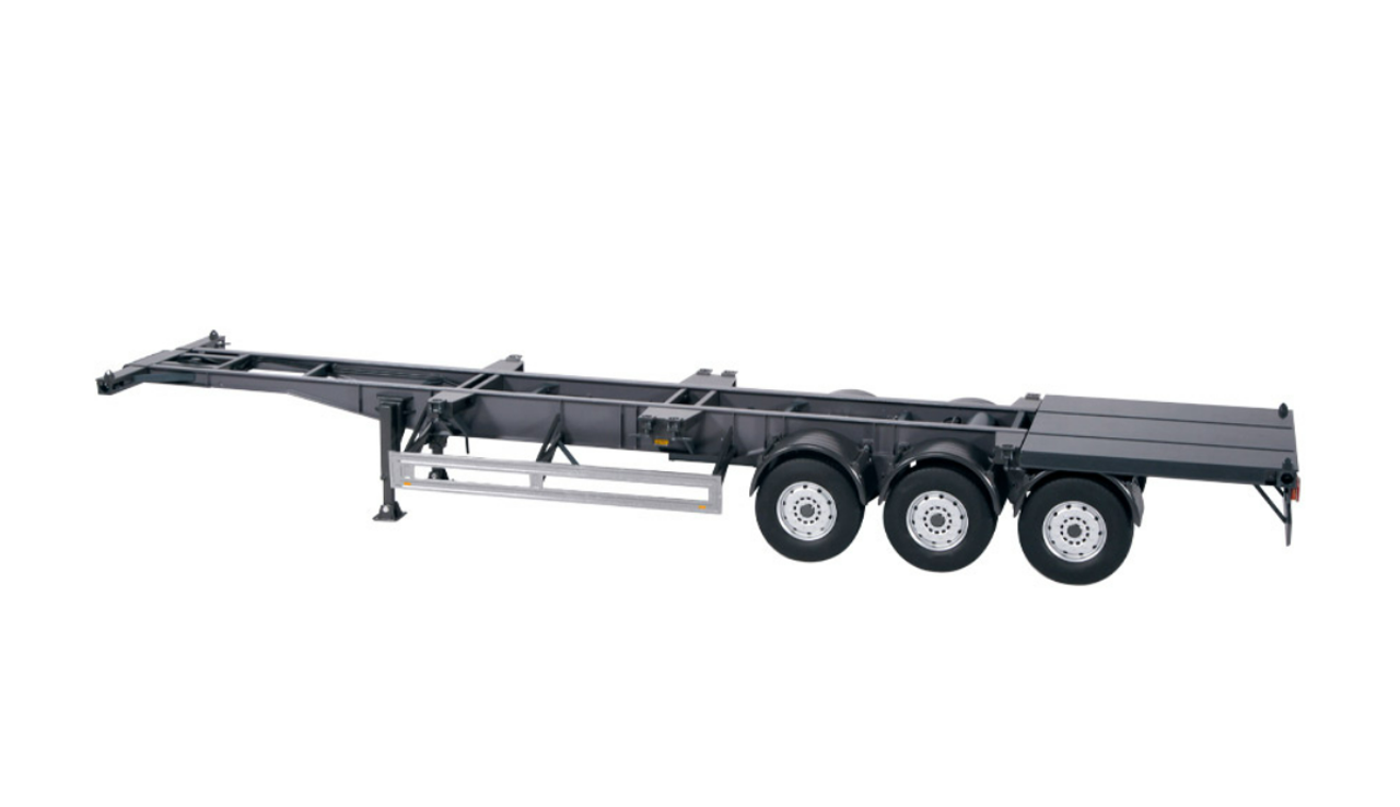 1/18 NZG Semitrailer EU Six Wheels Trailer for 40 Ft Containers