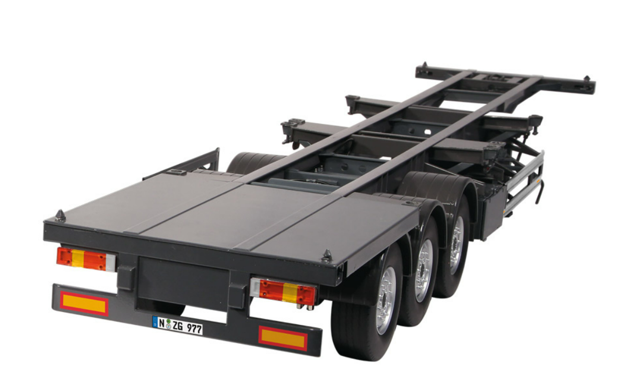 1/18 NZG Semitrailer EU Six Wheels Trailer for 40 Ft Containers