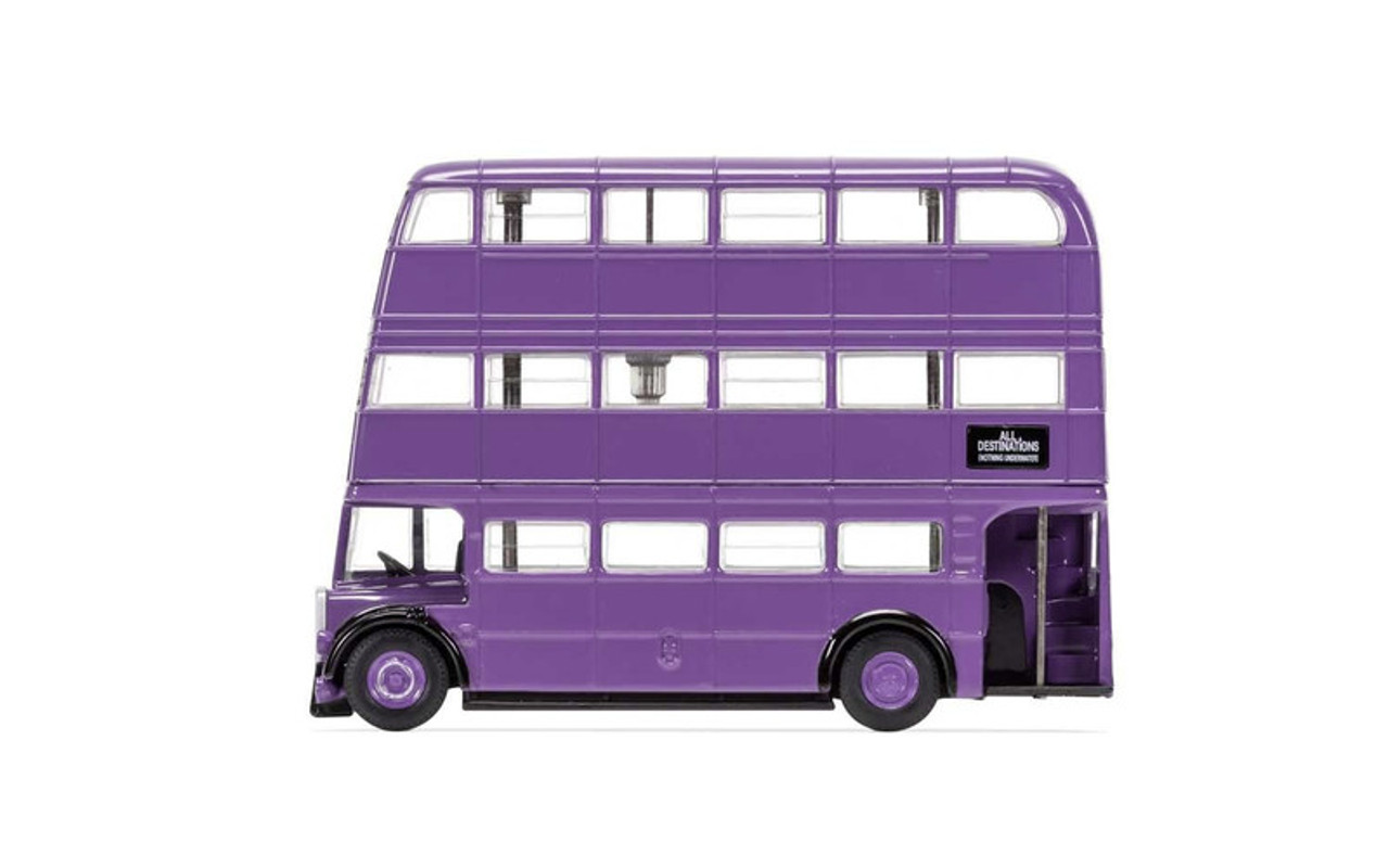 "Knight Bus" Triple Decker Bus Purple "Harry Potter" Movie Series Diecast Model by Corgi