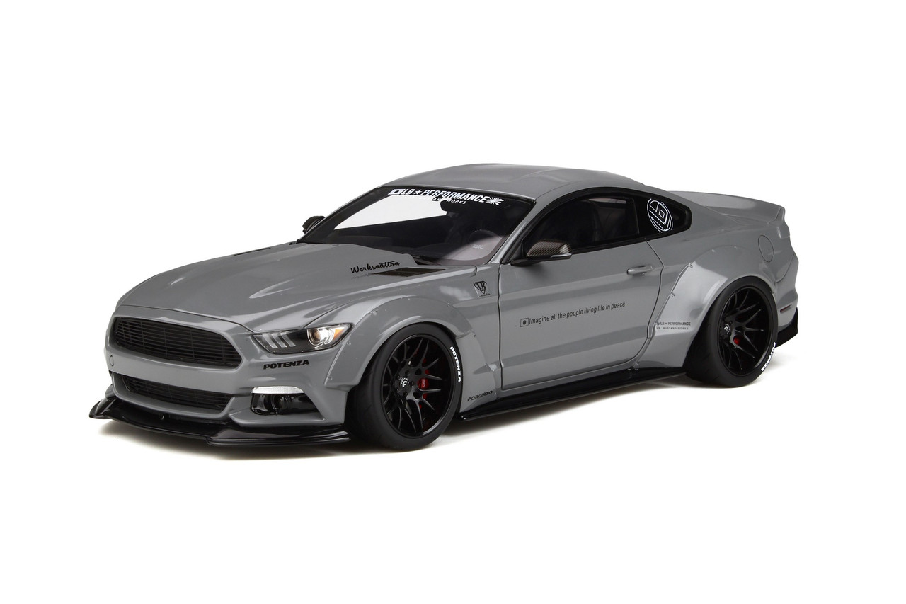 1/18 GT Spirit GTSpirit Mustang GT Liberty Works LB Works Wide Body (Grey)  Resin Car Model